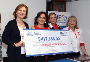 SMDIF recauda para Cruz Roja 417,688 pesos