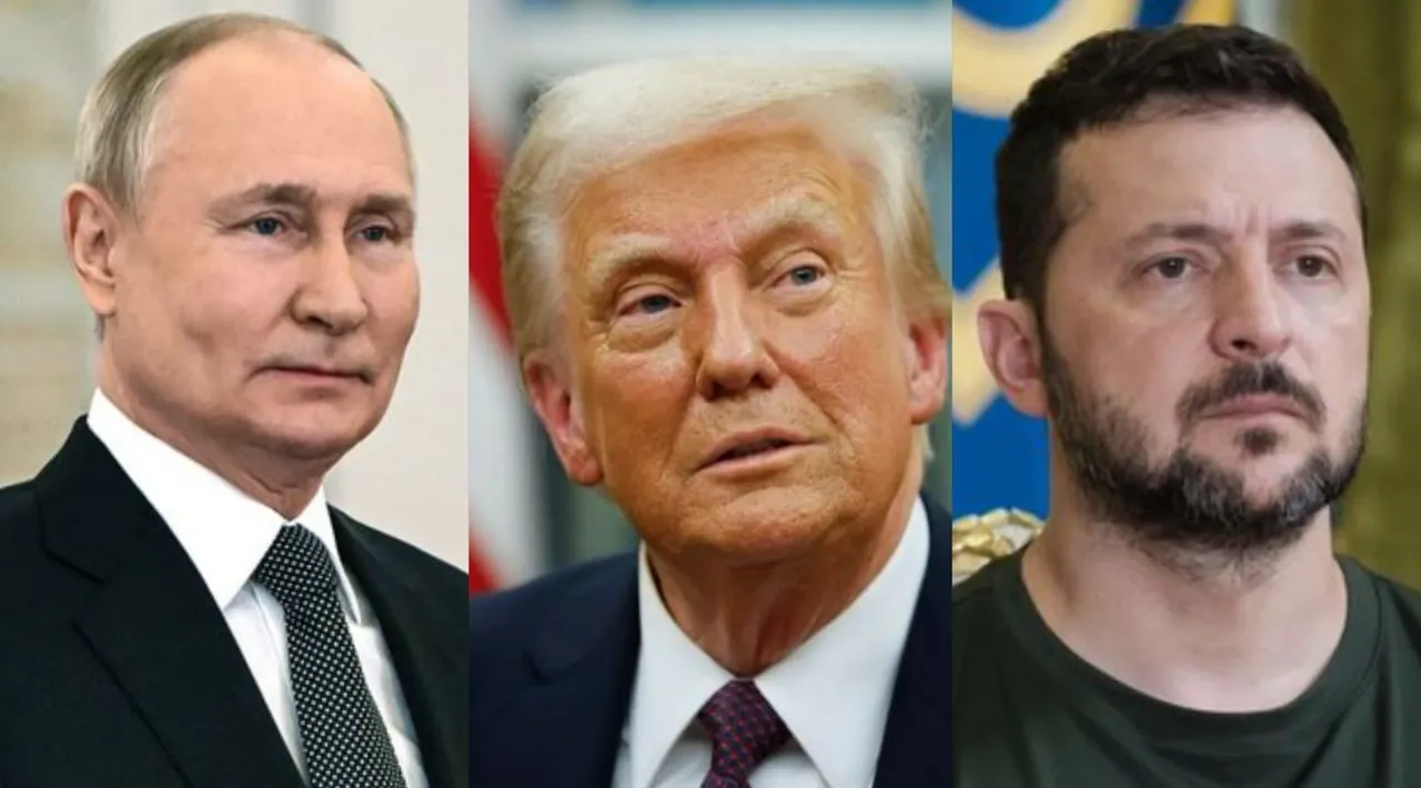 Putin, Trump y Zelenski