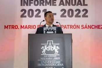 Mario Patrón presenta su tercer informe de labores correspondiente al periodo 2021-2022
