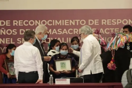 Segob ofrece disculpa por masacre de Acteal en 1997
