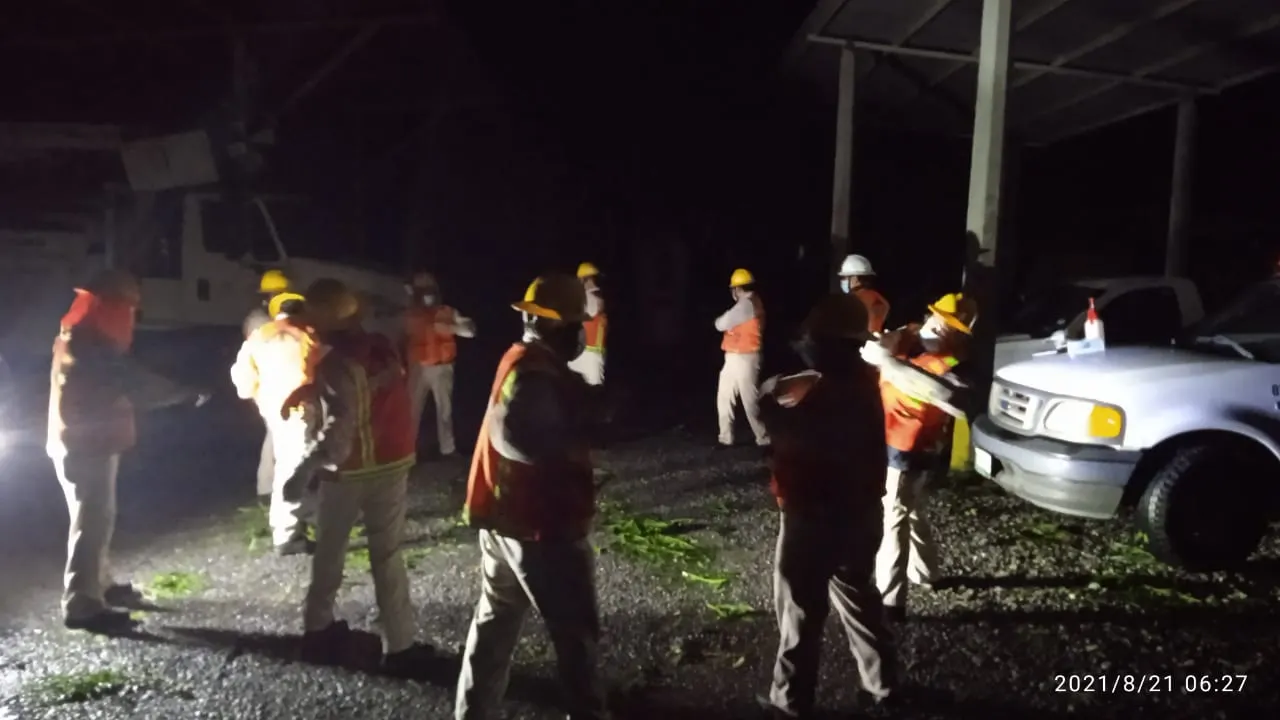 ‘Grace’ deja sin luz a 565 mil usuarios en Veracruz, Hidalgo, Puebla y SLP