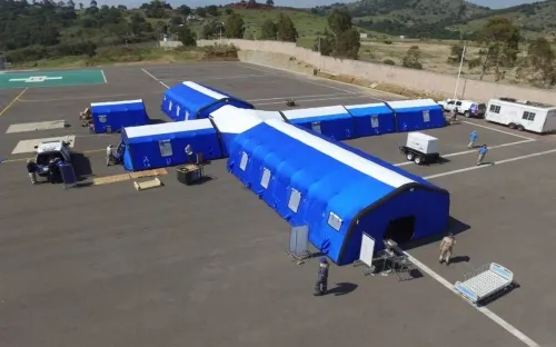 Analiza Gobierno Estatal el uso que se le dará al Hospital Inflable que compró Gali
