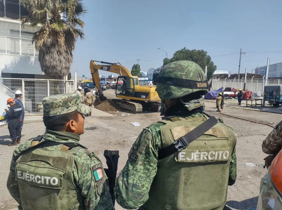 Toma clandestina de Pemex Central de Abasto