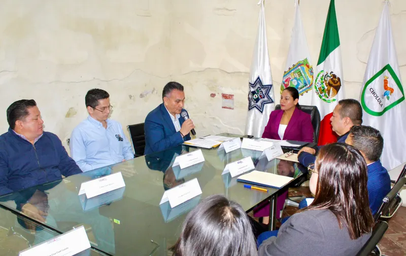 Signan San Andrés Cholula y CLEU convenio de colaboración en beneficio de la seguridad
