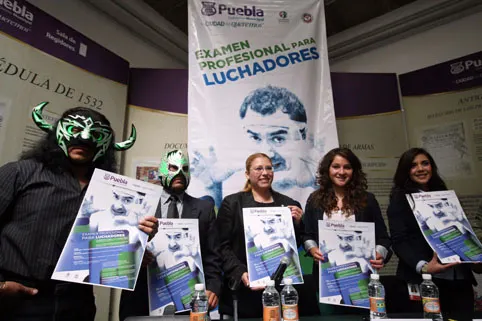 Examen profesional a luchadores se llevará a cabo este sabado en polideportivo Xonaca