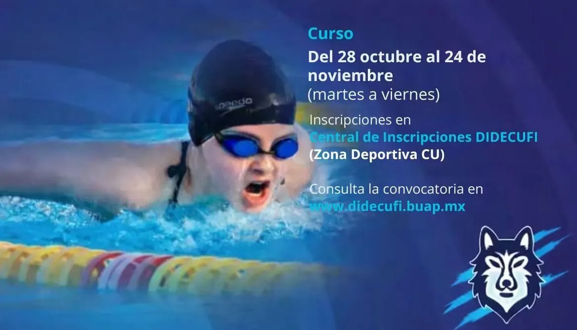 BUAP anuncia curso de natación para jóvenes y adultos; conoce fechas, costo y requisitos