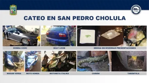 La Fiscalía de Puebla realizó cateos ante denuncias por robo de vehículos