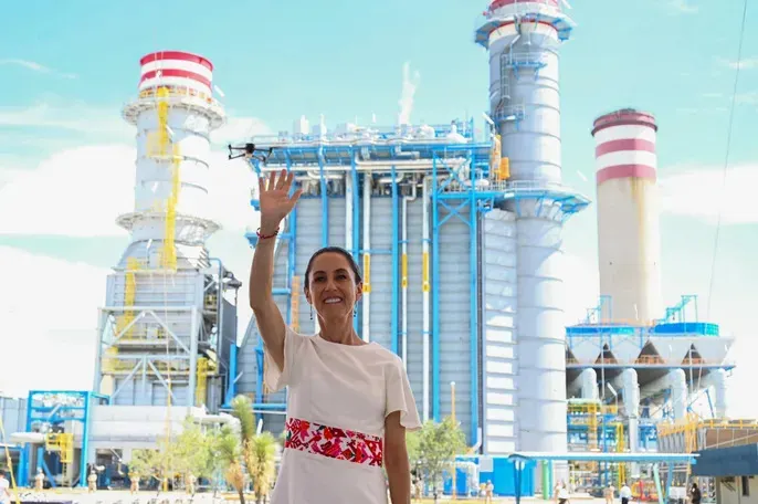 Claudia Sheinbaum inaugura Central Ciclo Combinado en San Luis Potosí