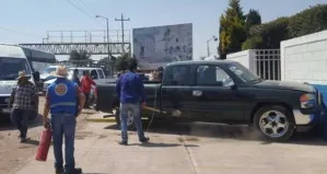 Detenido cuando intentaba huir después de robar una camioneta en Amozoc