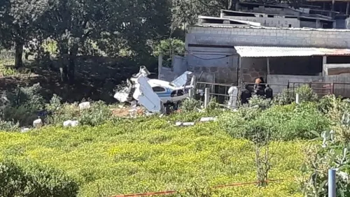 Investigan desplome de avioneta con droga en Querétaro
