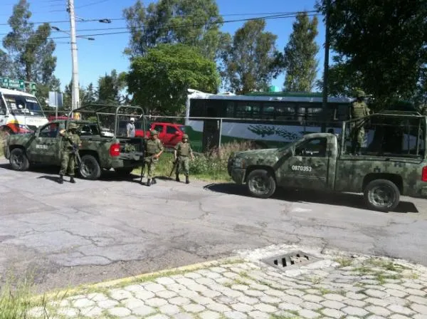 Ejército llega a zona de balacera en San José Vista Hermosa