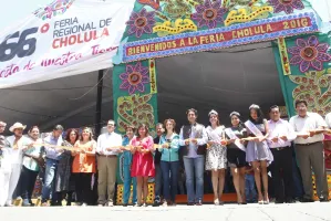 Inauguran edición 66 de la Feria de San Pedro Cholula