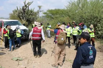 Gobernación estatal y colectivos realizan búsqueda de personas desaparecidas en Ajalpan