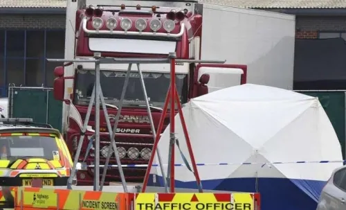 Camión con 39 cadáveres procedía de Bélgica, dice la policía británica