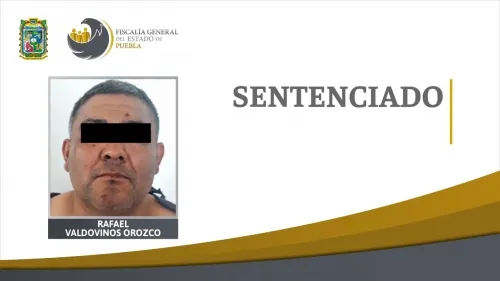 Fiscalía Puebla logra más de 26 años de prisión contra feminicida