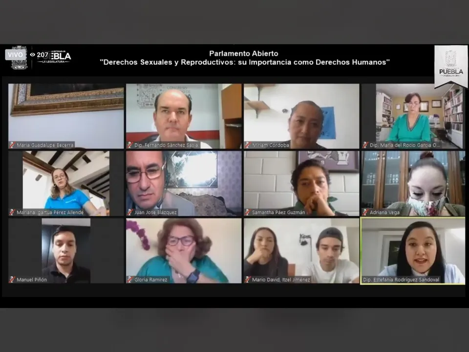 Realizan Parlamento Abierto sobre Derechos Sexuales, Derechos Reproductivos y Aborto Legal,