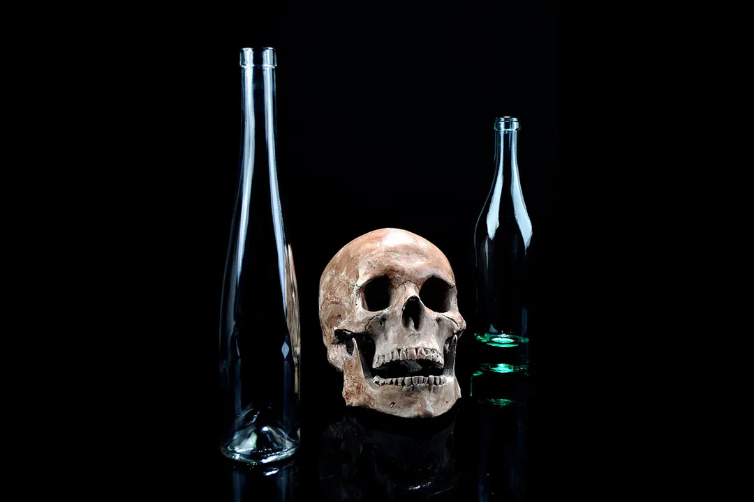 Calavera Craneo Botellas