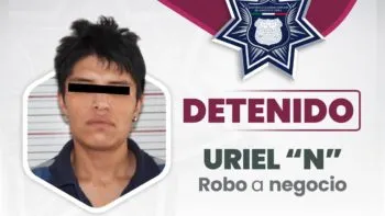 ¡Con la manos en la masa!, Uriel N., fue detenido con artículos robados en su posesión