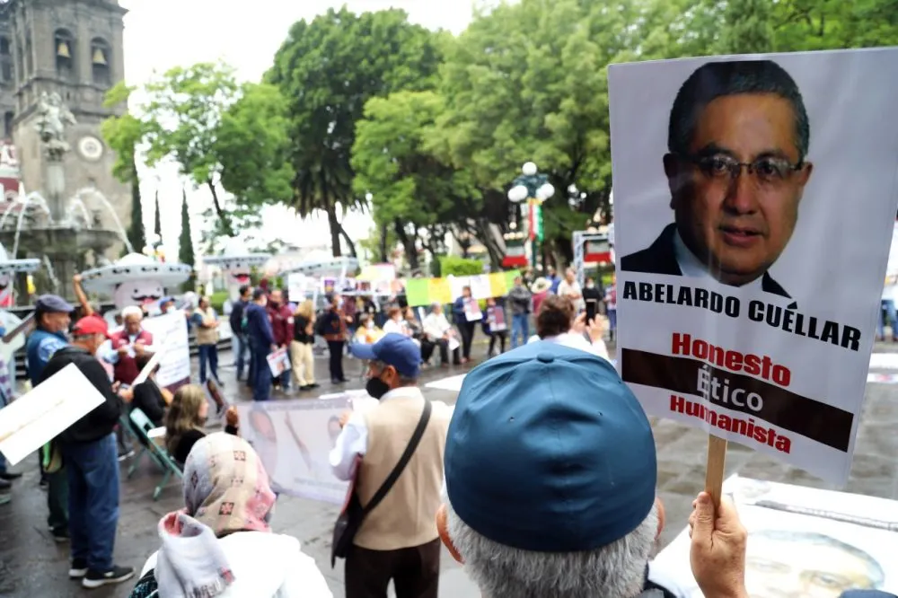 Manifestación Abelardo Cuellar