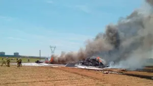 Cuatro muertos en el accidente de un avión militar en Sevilla