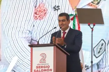Cierra Sergio Salomón Céspedes su gobierno en Puebla con un llamado a la reconciliación