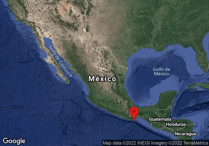 Sismo de magnitud 5.4 registran en la costa de Oaxaca