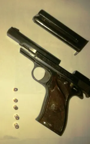 Policía Estatal aseguró a hombre en posesión de un arma de fuego