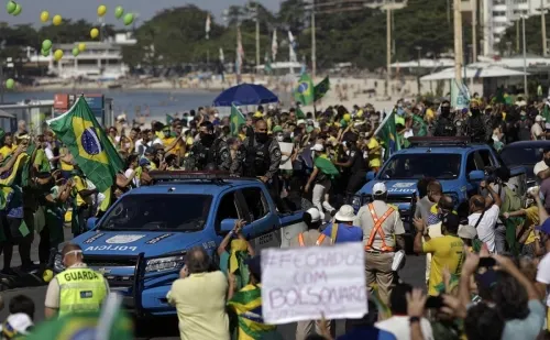 Protestas en Brasil a favor y en contra de Bolsonaro