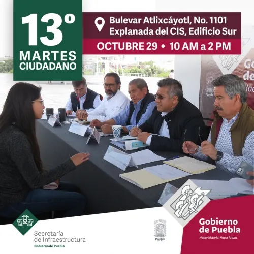 En el CIS, Secretaría de Infraestructura realizará Jornada de Atención Ciudadana