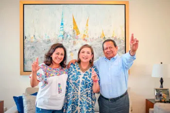 Xóchitl Gálvez se reúne con Nadia Navarro y asiste al informe de Eduardo Rivera