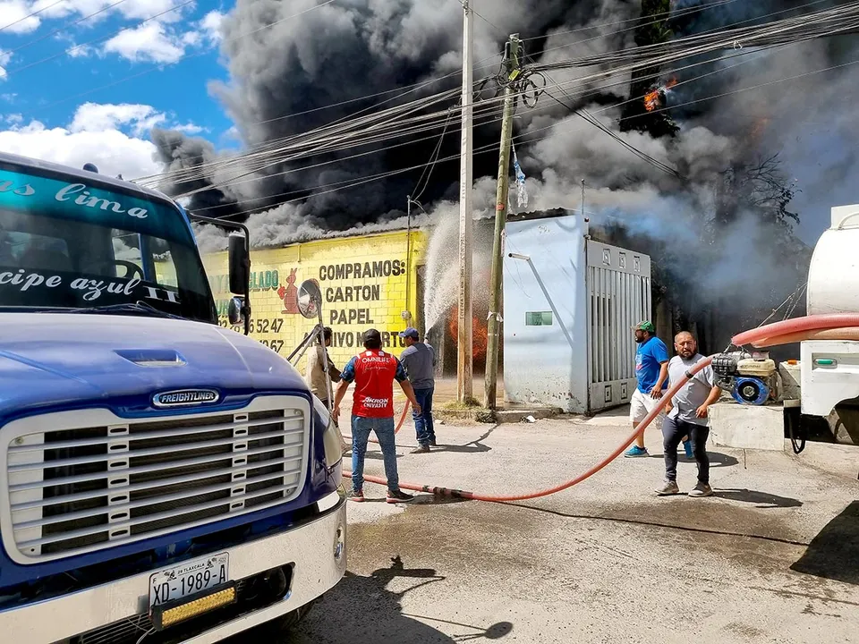 Incendio San Francisco Totimehuacan