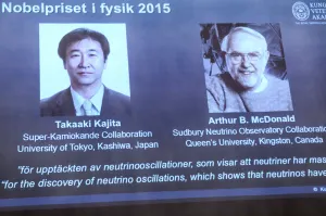 Otorgan el Nobel de Física a investigadores de los neutrinos