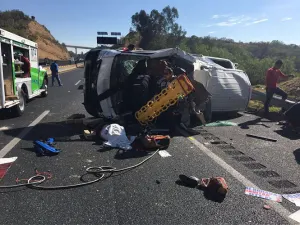 Se registra fuerte accidente en la Chamapa-Lechería