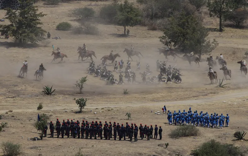 escenificación Batalla del 5 de Mayo