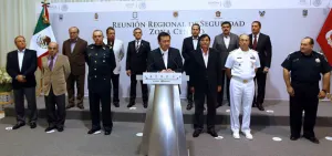 Efectivo blindaje en estados de la zona centro del país: Osorio Chong