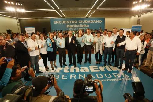 Se suman Nueva Alianza a la campaña de Martha Erika Alonso