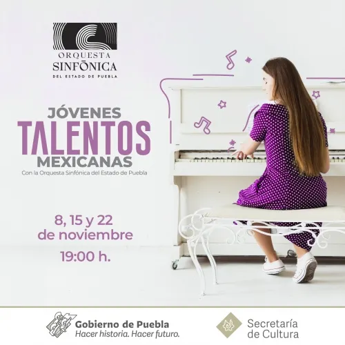 Presentará Secretaría de Cultura conciertos de jóvenes mexicanas