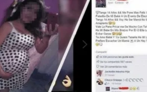 Niña de 14 años publica en redes que tendrá hijo… ¡de su papá!