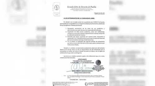 Cancela ELDP eventos académicos por coronavirus