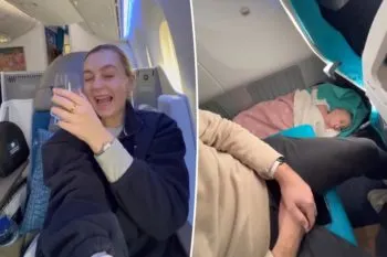Mujer es tendencia luego de presumir que voló en asientos VIP mientras que su novio y su bebé lo hicieron en clase económica