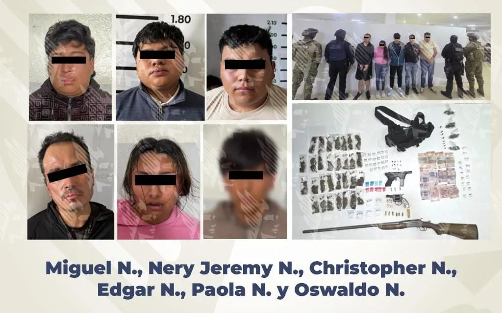 Presuntos integrantes de grupo criminal