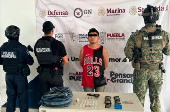 En operativo coordinado, fue detenido “El Borrego”, objetivo prioritario de la Mixteca Poblana
