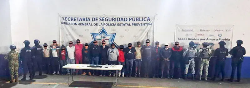 Detienen a 16 presuntos extorsionadores en el mercado Morelos; cae “El Topo”