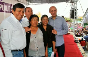 Sedesol entrega 43 mdp beneficiando a 5 mil en región de Acatzingo