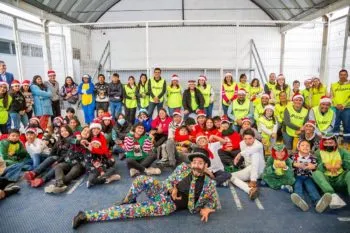 Conviven niñas y niños del SMDIF Puebla en posada navideña con Voluntariado de Cemex Puebla-Tlaxcala