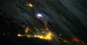 Difunde Nasa imagen de rayo visto desde el espacio