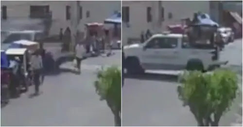 Una camioneta de la GN atropella a una mujer de la tercera edad en Neza, Edomex