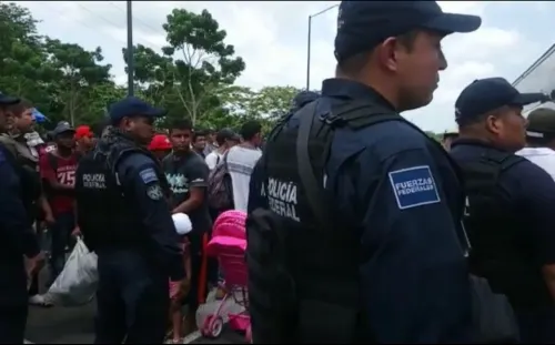 INM detiene a migrantes en Chiapas