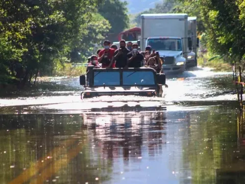 Aunque va a la baja, río Usumacinta está por encima de su nivel crítico: Conagua