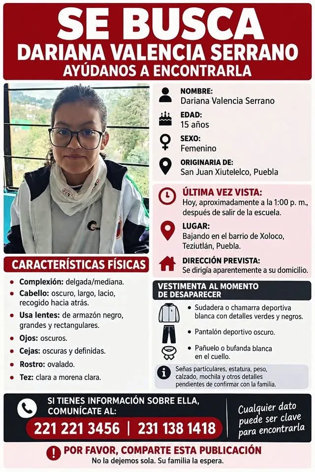 Hallan sin vida a adolescente de 15 años en Teziutlán; investigan feminicidio